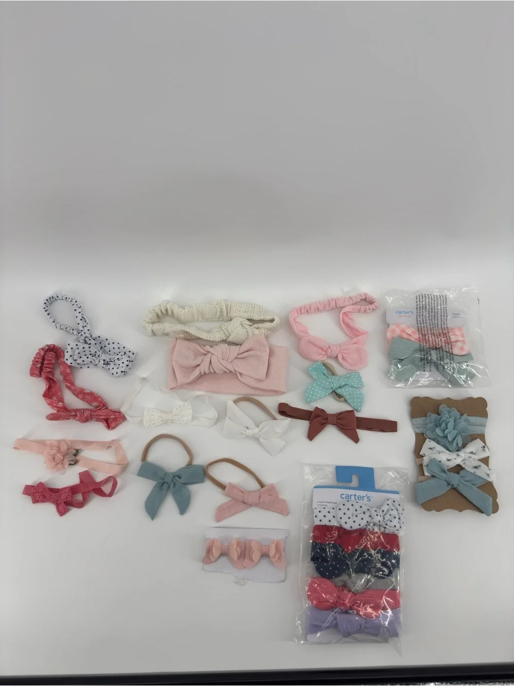 Carter's Mixed Pastel & Neutral Bow Headband Collection